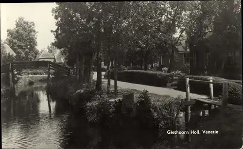 Ak Giethoorn Overijssel Niederlande, Holl. Venetie