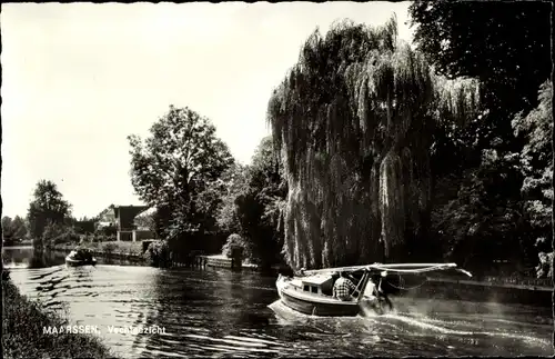 Ak Maarssen Utrecht, Vecht, Boote