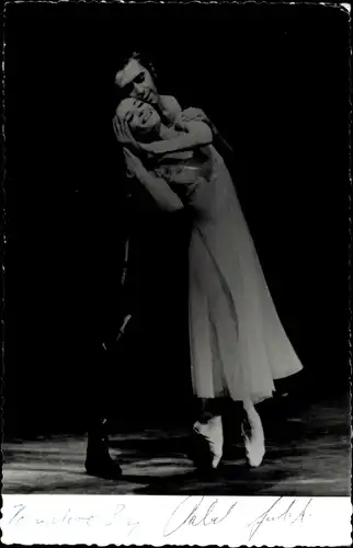 Foto Tänzer auf der Bühne, Ballett, Hannelore Bey