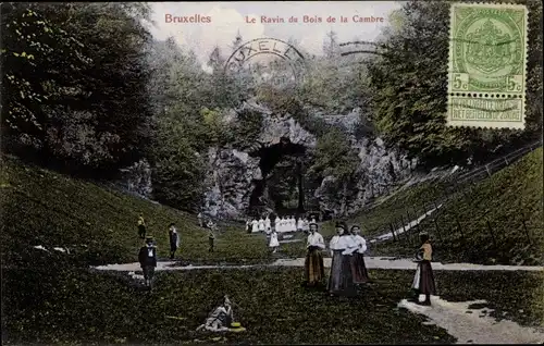 Ak Bruxelles Brüssel, Le Ravin du Bois de la Cambre