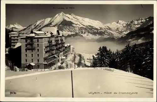 Ak Leysin Kanton Waadt, Hotel du Chamossaire