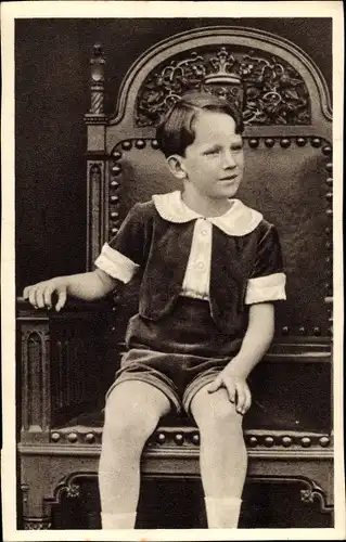 Ak Baudouin, König der Belgier, Prinz, Kinderportrait