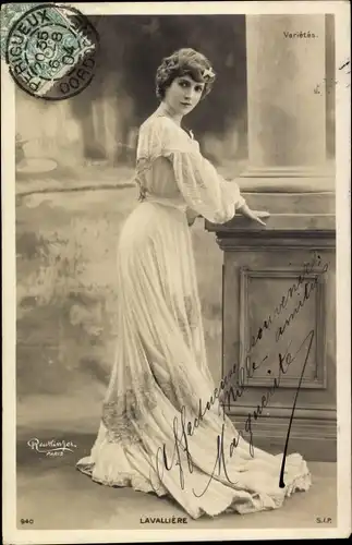 Ak Schauspielerin Lavallière, Portrait, Reutlinger