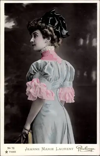 Ak Schauspielerin Jeanne Marie Laurent, Portrait, Reutlinger