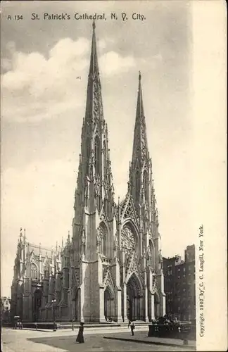 Ak New York City USA, St. Patrick's Cathedral