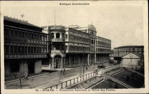 Ak Dakar, Senegal, General Treasury, Hotel des Postes