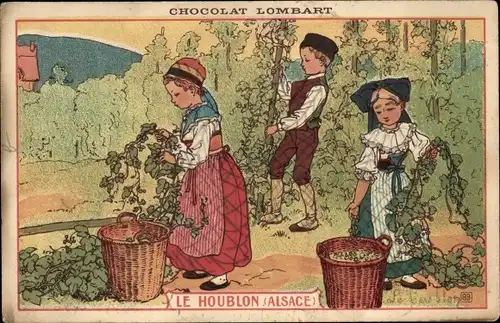 Ak Chocolat Lombart, Le Houblon, Elsass