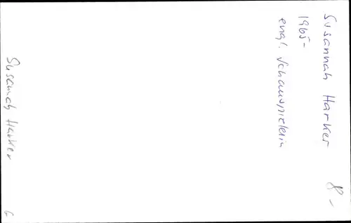 Foto Ak Schauspielerin Susannah Harker, Portrait, Autogramm