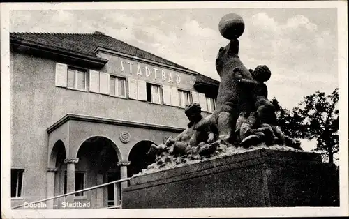 Ak Döbeln Sachsen, Stadtbad