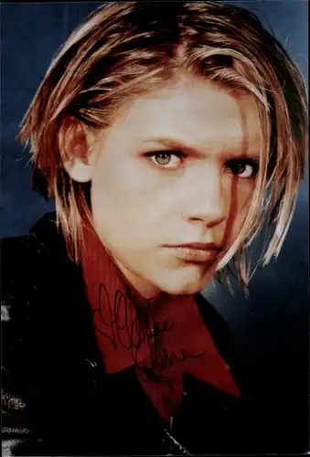 Ak Schauspielerin Claire Danes, Portrait, Autogramm
