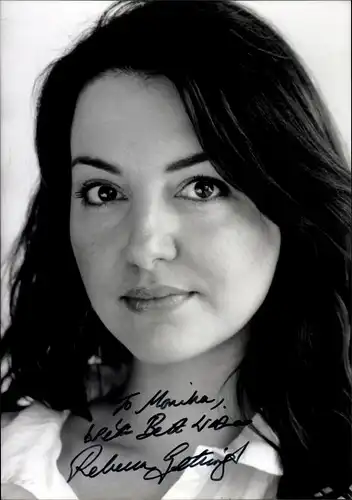 Ak Schauspielerin Rebecca Gethings, Portrait, Autogramm