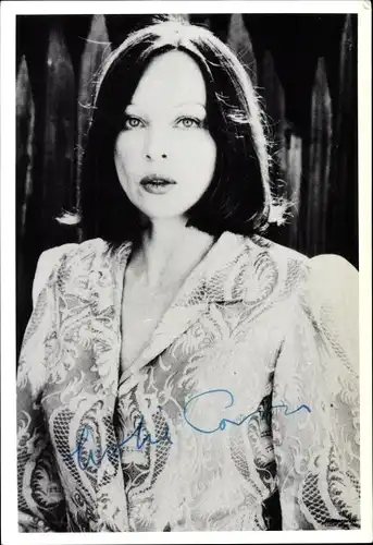 Ak Schauspielerin Leslie Caron, Portrait, Autogramm