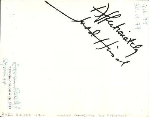 Ak Schauspieler Judd Hirsch, Portrait, Petrocelli, Autogramm