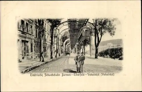 Litho Barmen Wuppertal, Elberfeld, Vohwinkel, Elektrische Schwebebahn