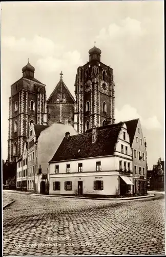 Ak Ingolstadt an der Donau Oberbayern, Obere Stadtpfarrkirche