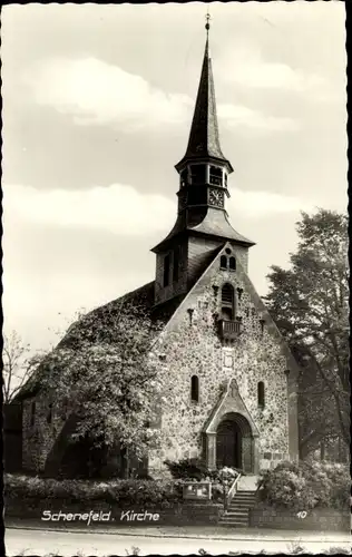 Ak Schenefeld Bezirk Kiel Kreis Steinburg, Kirche