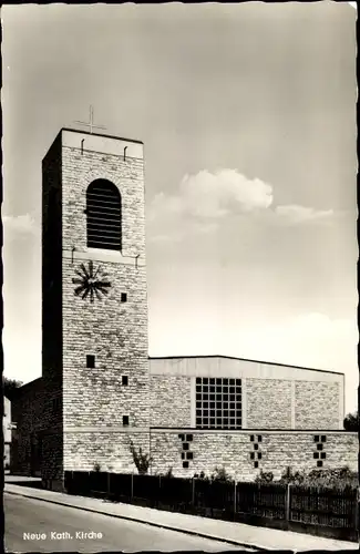 Ak Gunzenhausen im Fränkischen Seenland, katholische Kirche