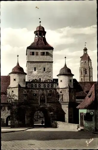 Ak Weißenburg in Mittelfranken Bayern, Ellinger Tor