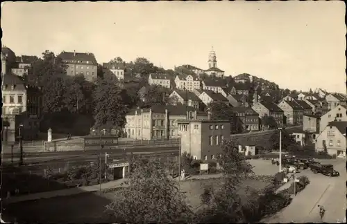 Ak Aue im Erzgebirge Sachsen, Teilansicht