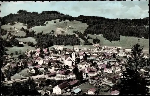 Ak Oberstaufen im Allgäu, Panorama