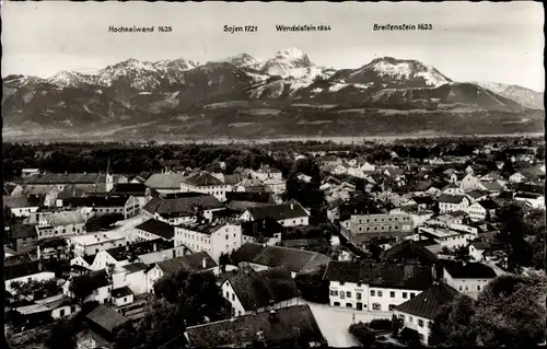 Ak Bad Aibling in Oberbayern, Luftbild, Breitenstein, Sojen, Wendelstein, Hochsalwand