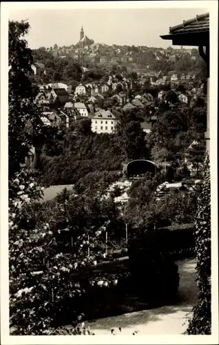 Ak Oberschlema Bad Schlema im Erzgebirge, Konzertplatz, Schneeberg