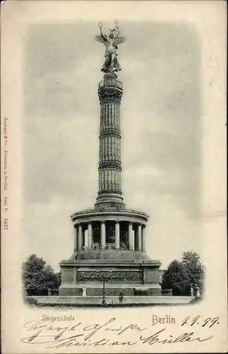 Ak Berlin Tiergarten, Siegessäule