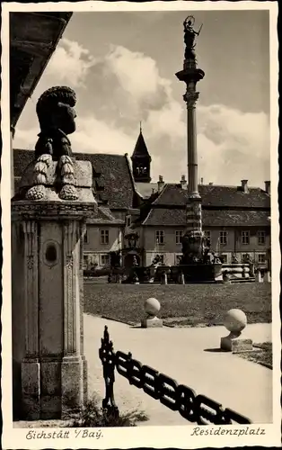 Ak Eichstätt in Oberbayern, Residenzplatz
