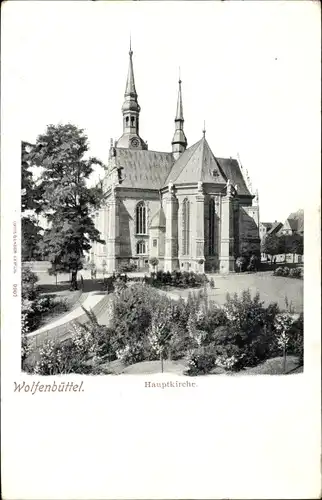 Ak Wolfenbüttel in Niedersachsen, Hauptkirche