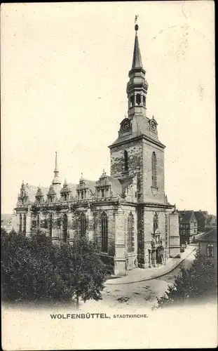 Ak Wolfenbüttel in Niedersachsen, Stadtkirche