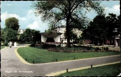 Ak Hagen in Westfalen, Volkspark