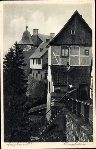 Ak Arnsberg ím Sauerland, Kaiserpförtchen, Treppe