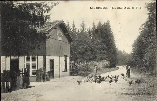 Ak Liverdun Meurthe et Moselle, Chalet de la Flie