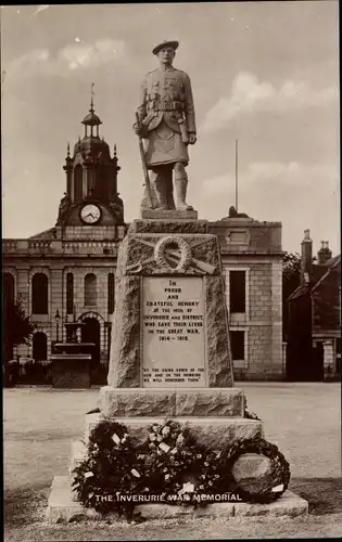 Ak Inverurie Schottland, Kriegsdenkmal