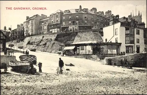 Ak Cromer Norfolk England, The Gangway