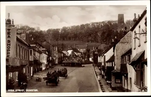 Ak Dunster Somerset England, High Street