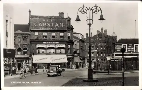 Ak Hanley West Midlands, Crown Bank, Wills Capstan Cigarettes