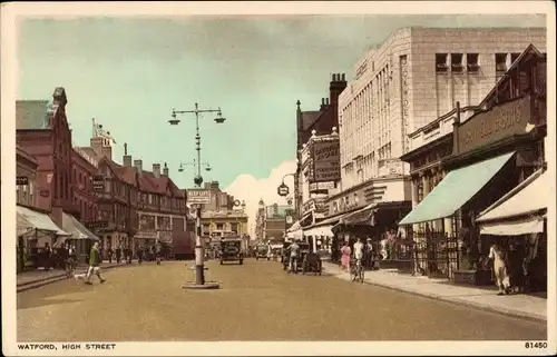 Ak Watford Ostengland, High Street