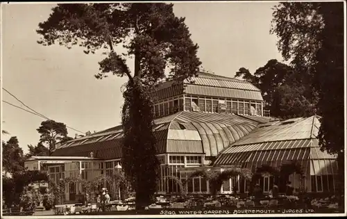 Ak Bournemouth Dorset England, Wintergärten