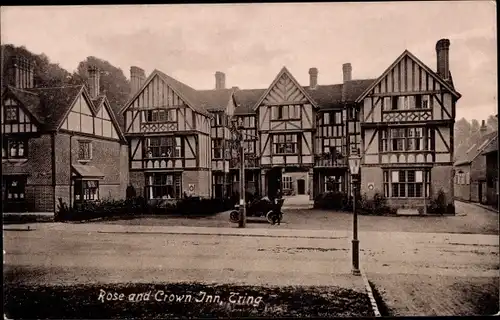 Ak Tring Hertfordshire England, Rose und Crown Inn