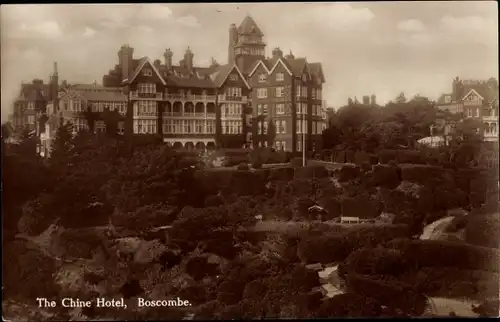 Ak Boscombe Bournemouth Dorset England, The Chine Hotel