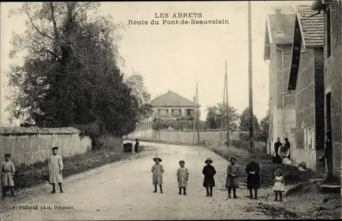 Ak Les Abrets Isère, Route du Pont-de-Beauvoisin