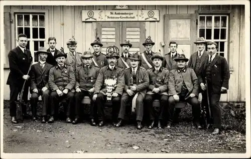 Foto Ak Sankt Andreasberg Braunlage im Oberharz, Schützen-Gesellschaft