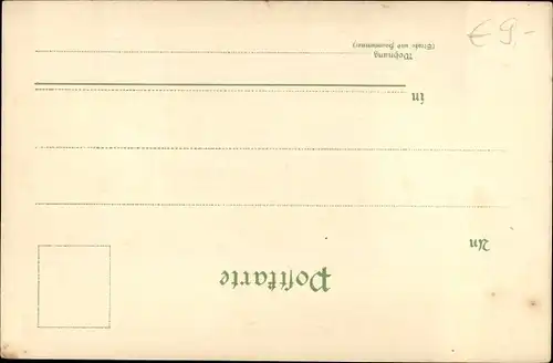 Litho Grimma in Sachsen, Alte und neue Realschule mit Progymnasium, Nr. 2158