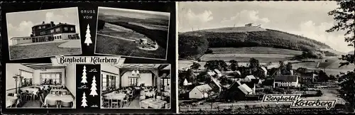 Klapp Ak Köterberg Lügde im Weserbergland, Berghotel Köterberghaus