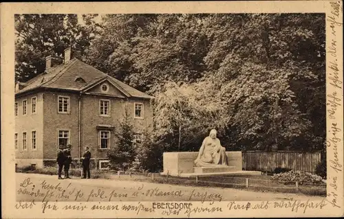 Ak Ebersdorf in Thüringen, Gebäude, Denkmal