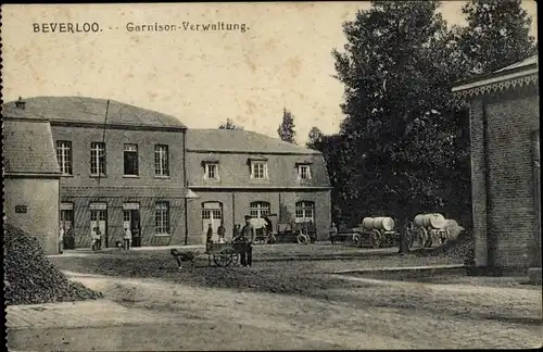 Ak Beverloo Beverlo Beringen Flandern Limburg, Garnison Verwaltung