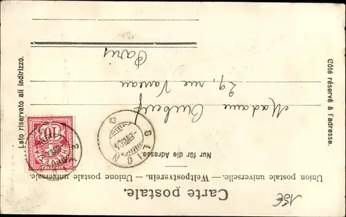 Ak Glion Montreux Kanton Waadt, Funicalaire Territet Glion