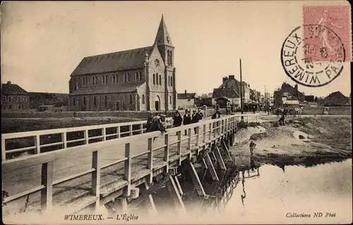 Ak Wimereux Pas de Calais, L'Eglise