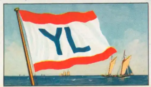 Sammelbild Reedereiflaggen der Welthandelsflotte Nr. 368, Yankee Line Boston